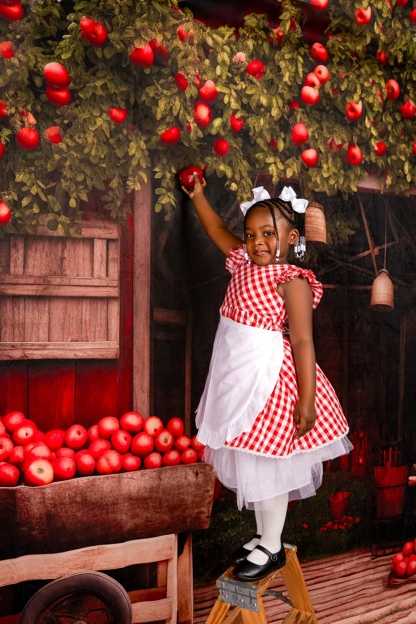 Kate Autumn/Fall Apple Farm Backdrop Designed by Emetselch - Kate Backdrop AU