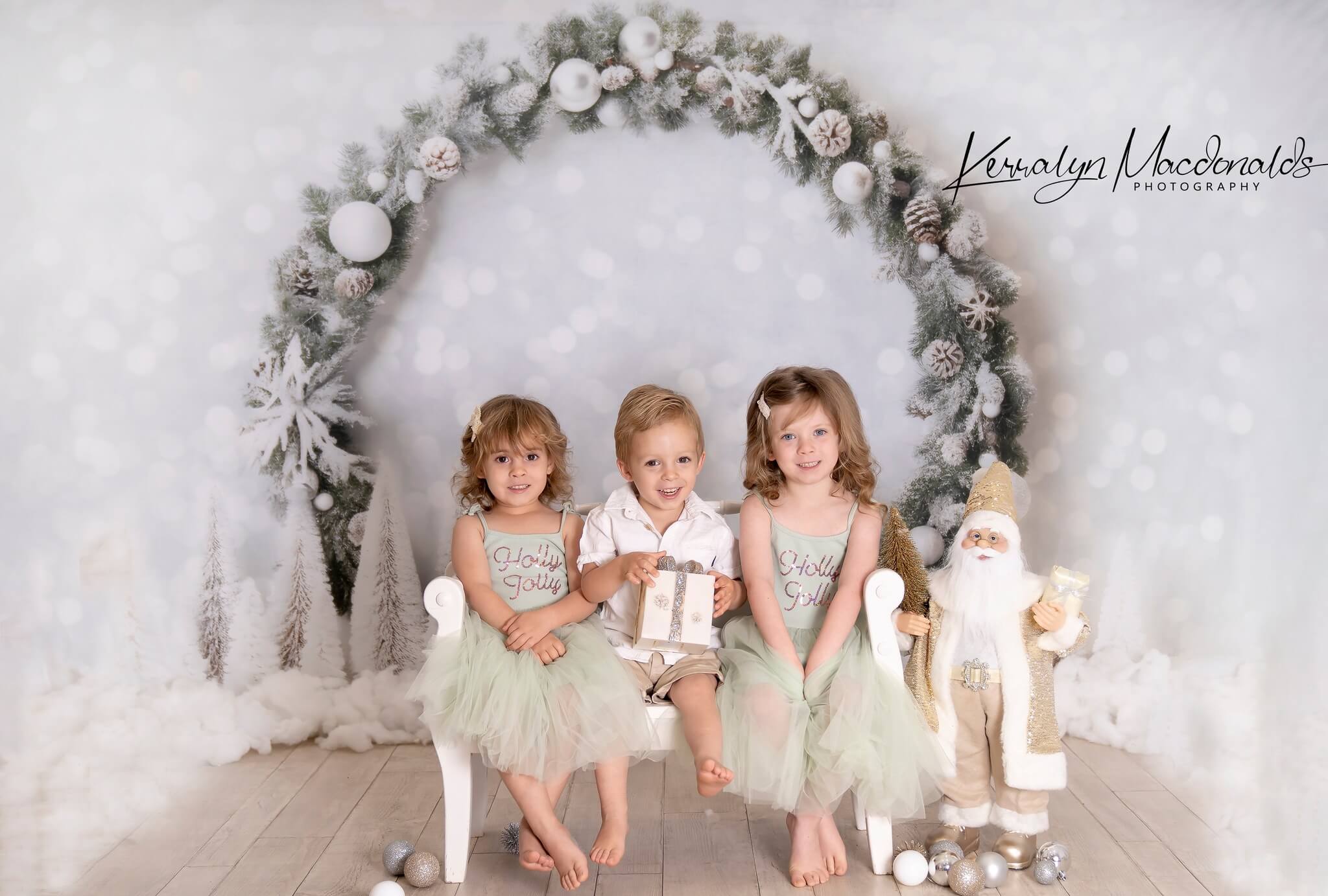 Kate Winter Christmas Arch Backdrop for Photography - Kate Backdrop AU