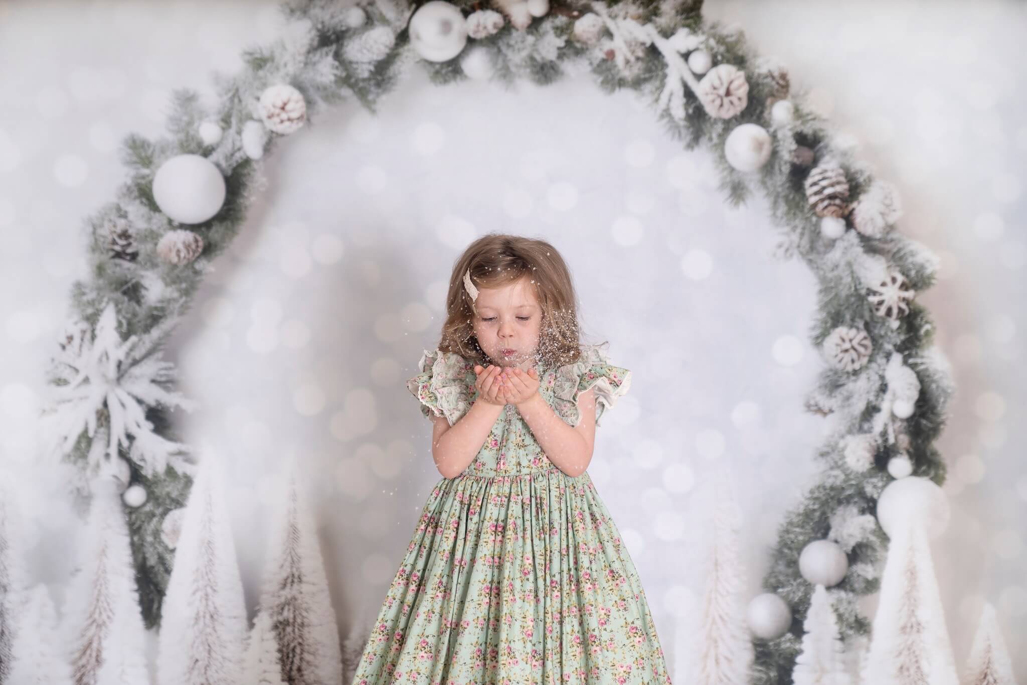 Kate Winter Christmas Arch Backdrop for Photography - Kate Backdrop AU