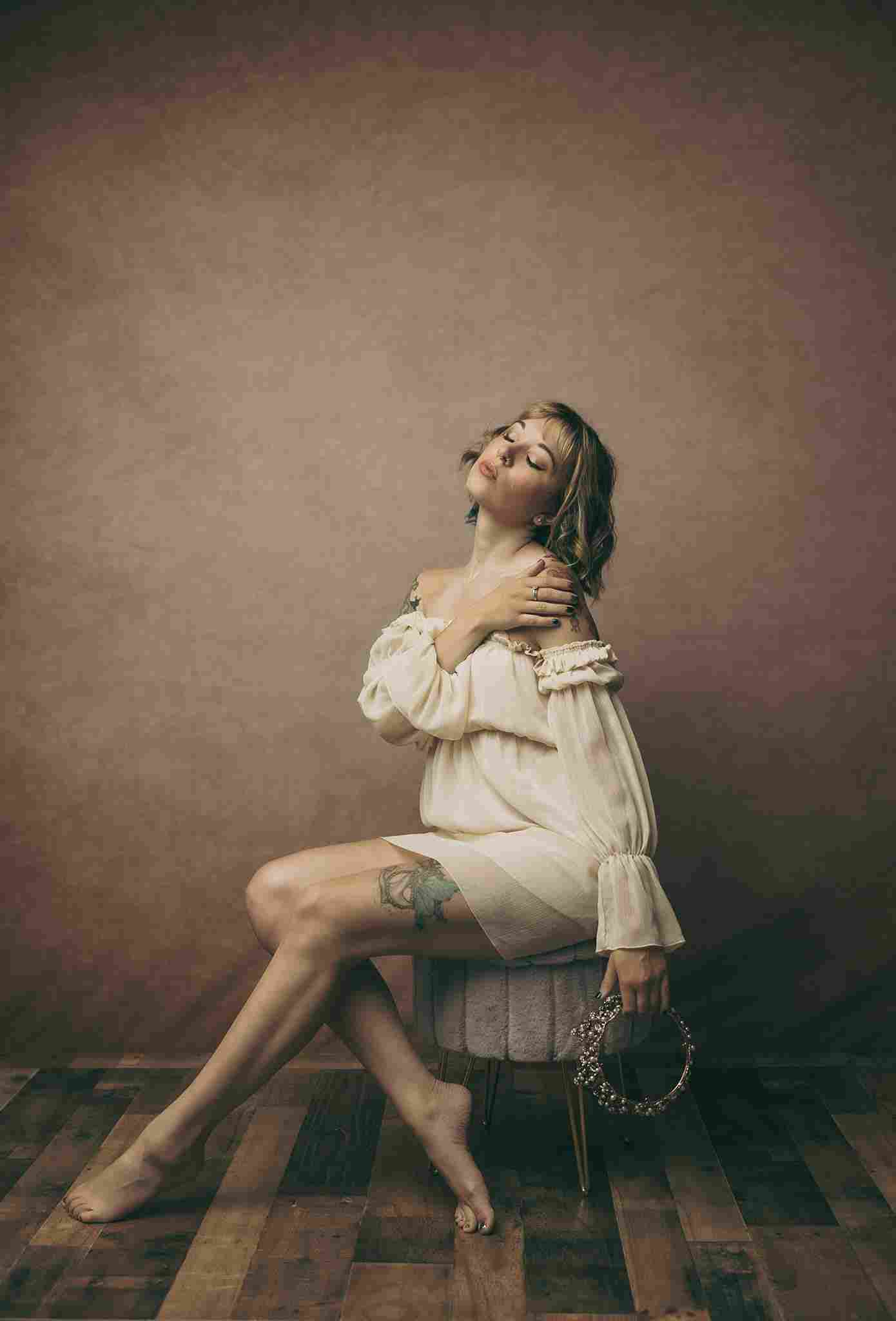 Kate Old Master Abstract Texture Light Brown Backdrop for Photography