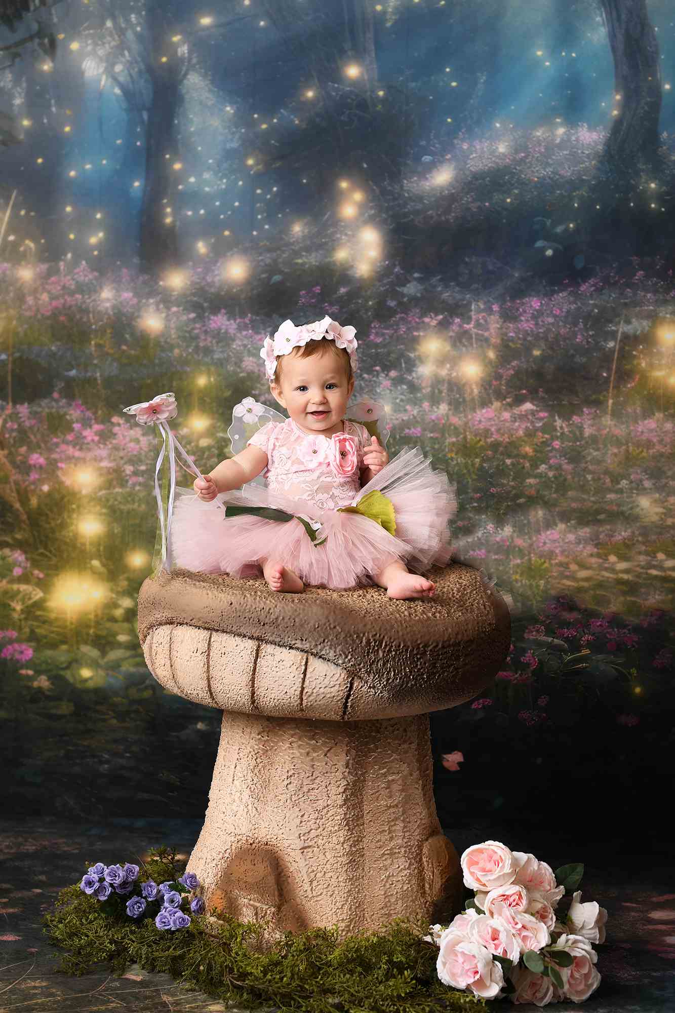 Kate Spring Fairy Forest Backdrop Designed by Mandy Ringe Photography - Kate Backdrop AU