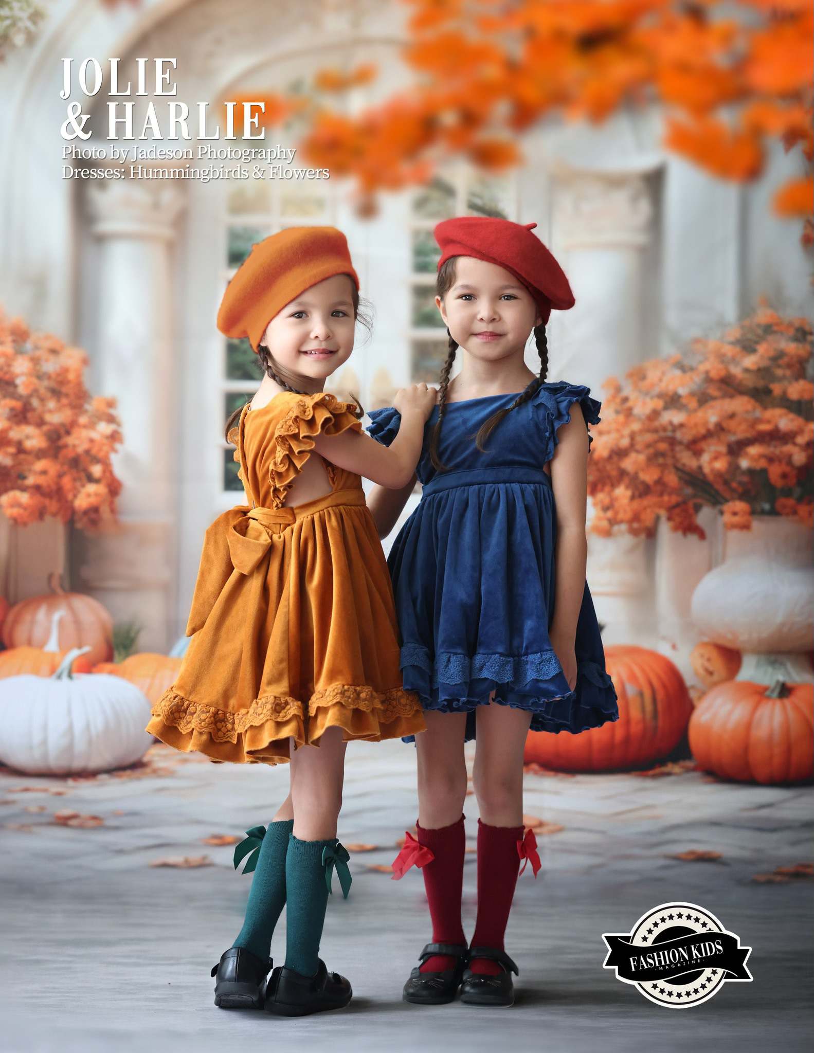 Kate Autumn Pumpkin White Door Backdrop Designed by Emetselch - Kate Backdrop AU