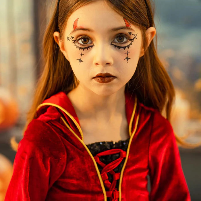Kate Halloween Red Velvet Witch Robe Children's Dress
