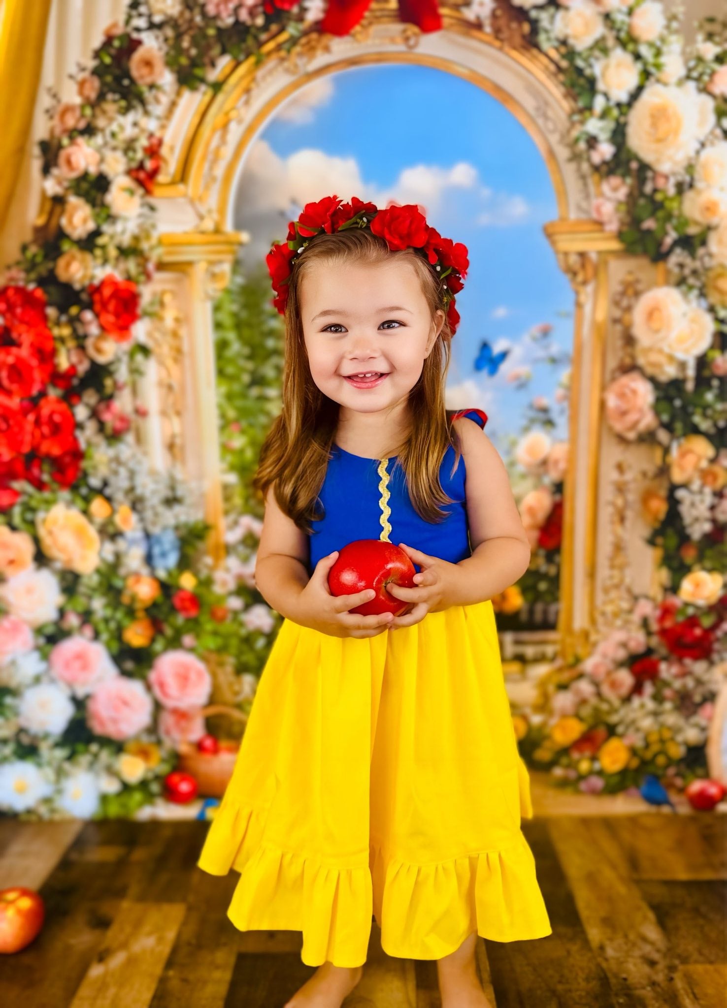 Kate Flower Arch Garden Spring Drapes Backdrop Designed by Chain - Kate Backdrop AU