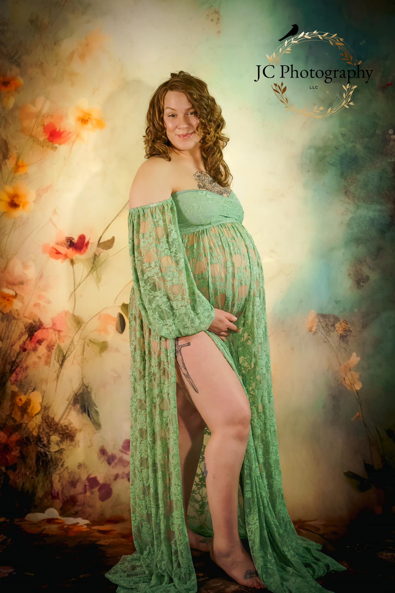 Kate Mystical Blooms Fine Art Fleece Backdrop Designed by Patty Robertss - Kate Backdrop AU