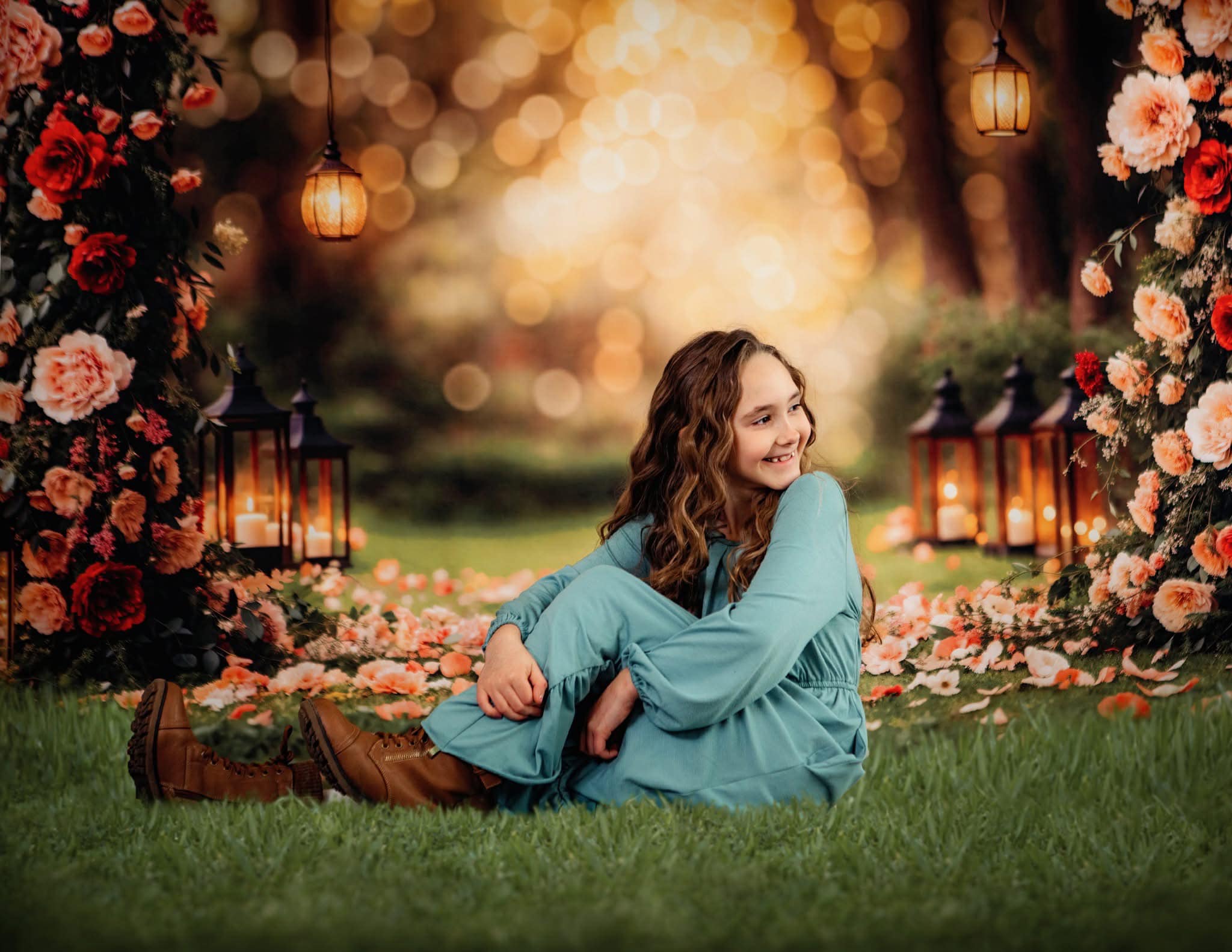 Kate Flower Arch Backdrop Valentine's Day Wedding Spring Designed by Emetselch - Kate Backdrop AU