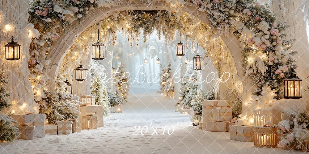 Kate Winter Arch Snow Backdrop Designed by Emetselch