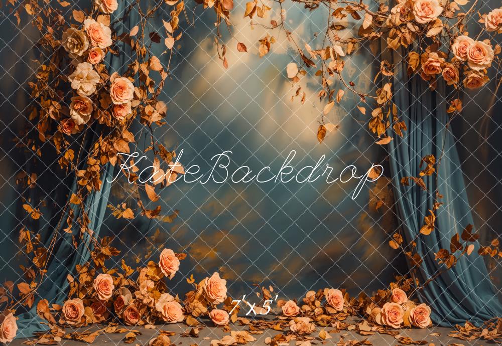 Kate Autumn Floral Backdrop Designed by Emetselch - Kate Backdrop AU