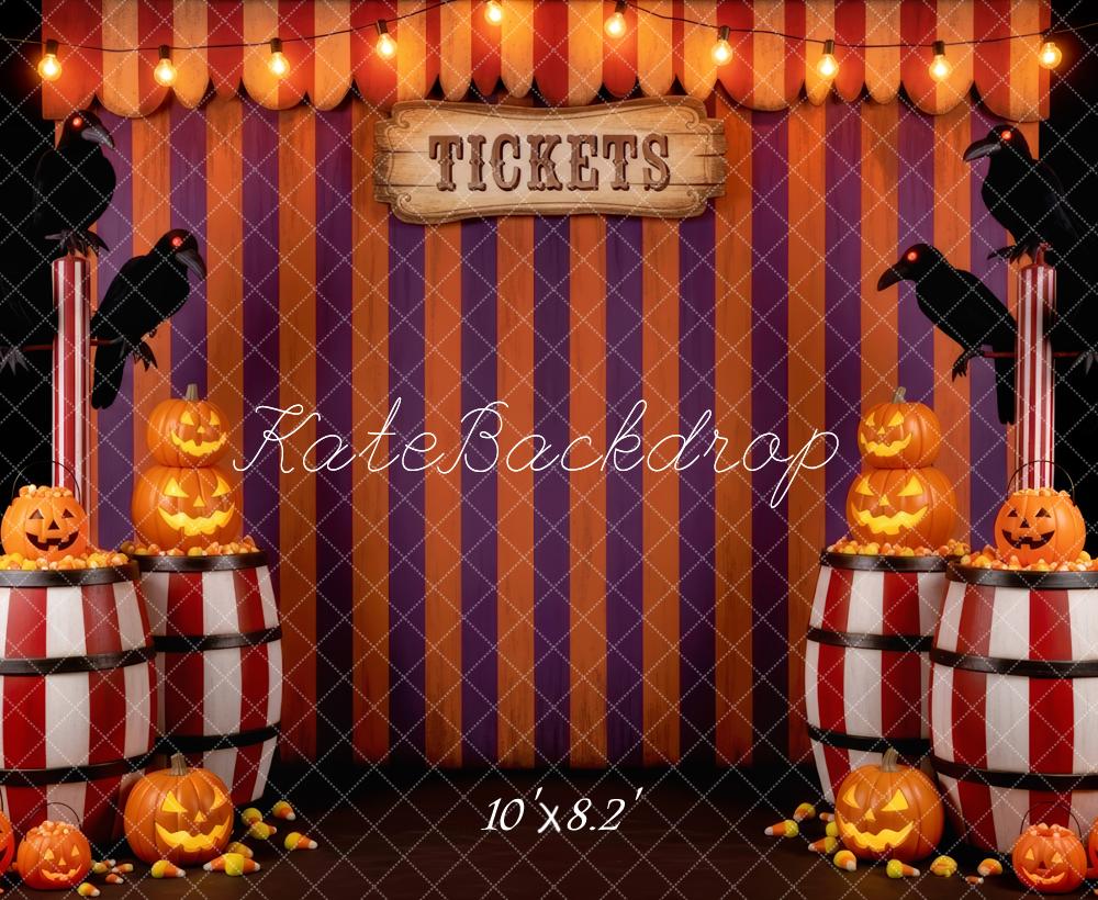 Kate Halloween Circus Backdrop Designed by Patty Roberts - Kate Backdrop AU