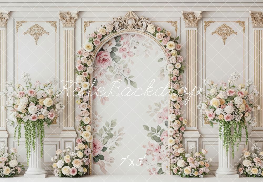 Kate Arch Floral Wall Classical Backdrop Designed by Patty Roberts