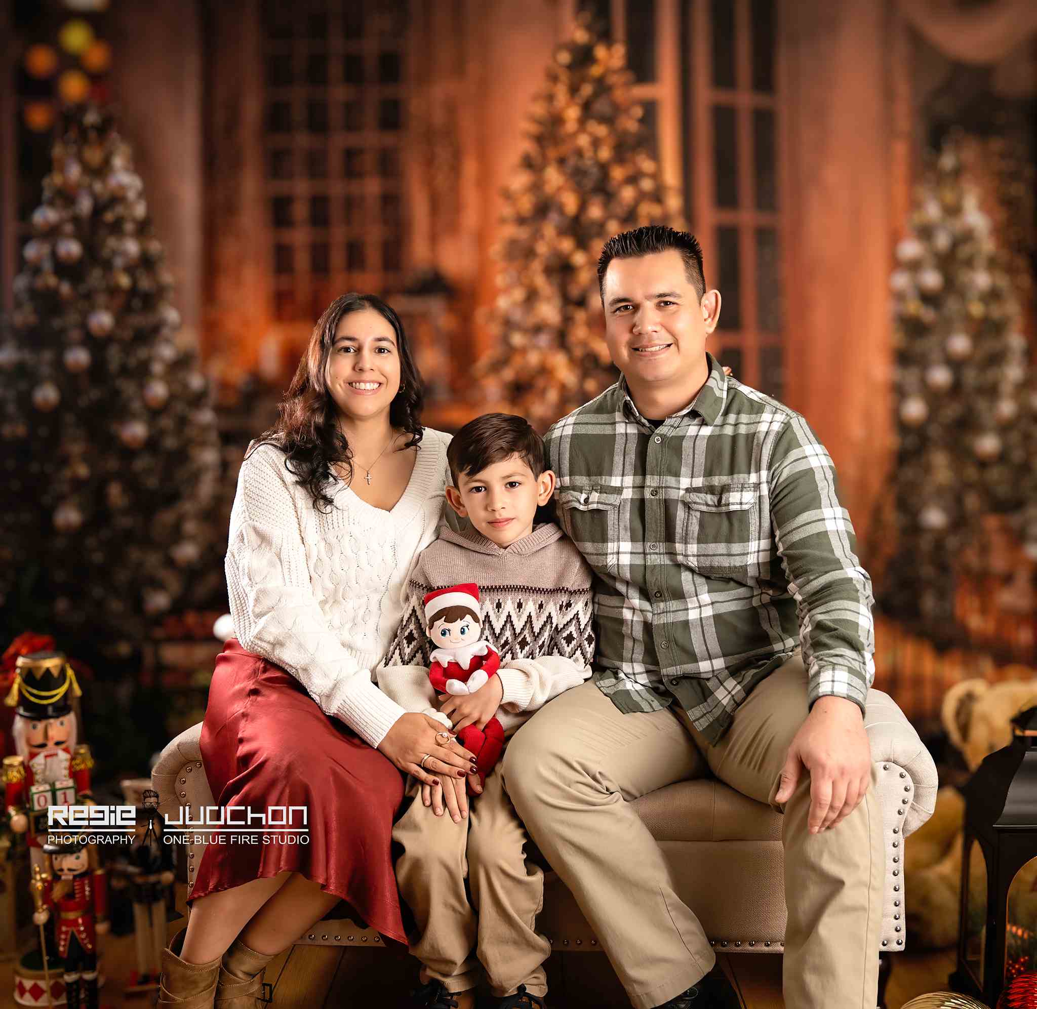 Kate Candlelit Christmas Tree Backdrop Designed by Chain Photography - Kate Backdrop AU