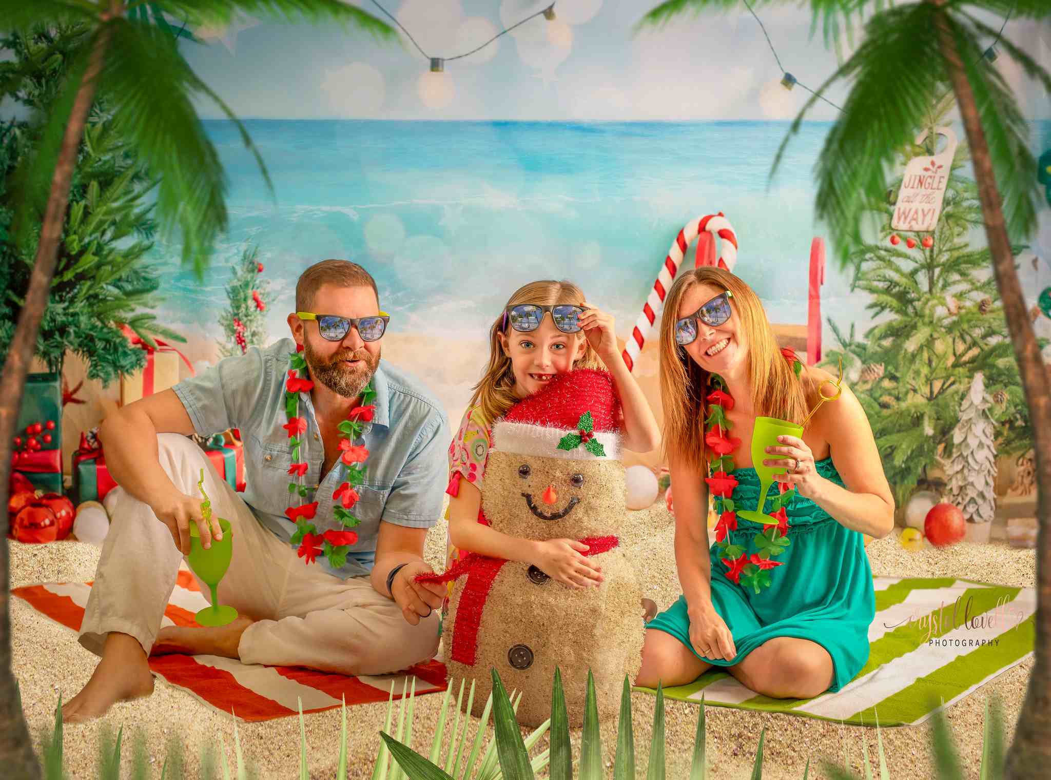 Kate Beach Christmas Backdrop Designed by Emetselch