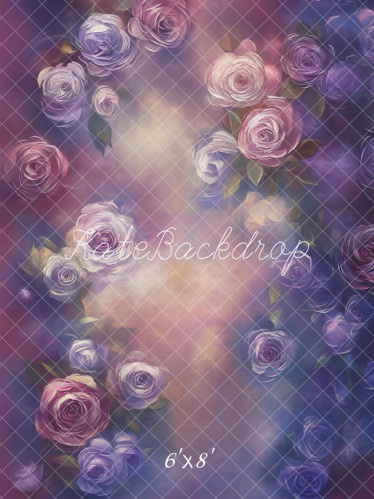 Kate Purple Rose Fine Art Backdrop Designed by Emetselch - Kate Backdrop AU