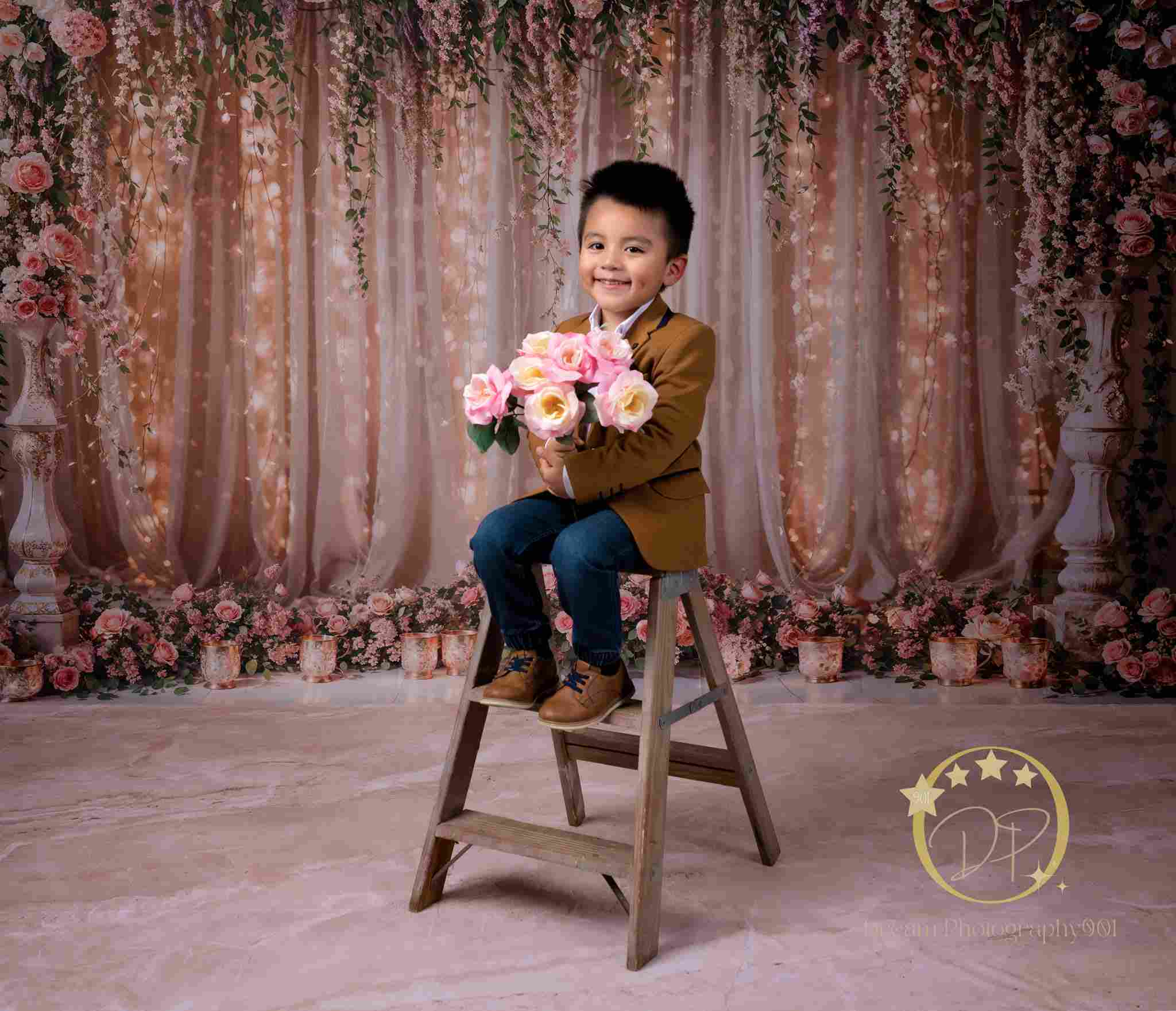 Kate Flower Light String Curtain Backdrop Designed by Chain Photography - Kate Backdrop AU