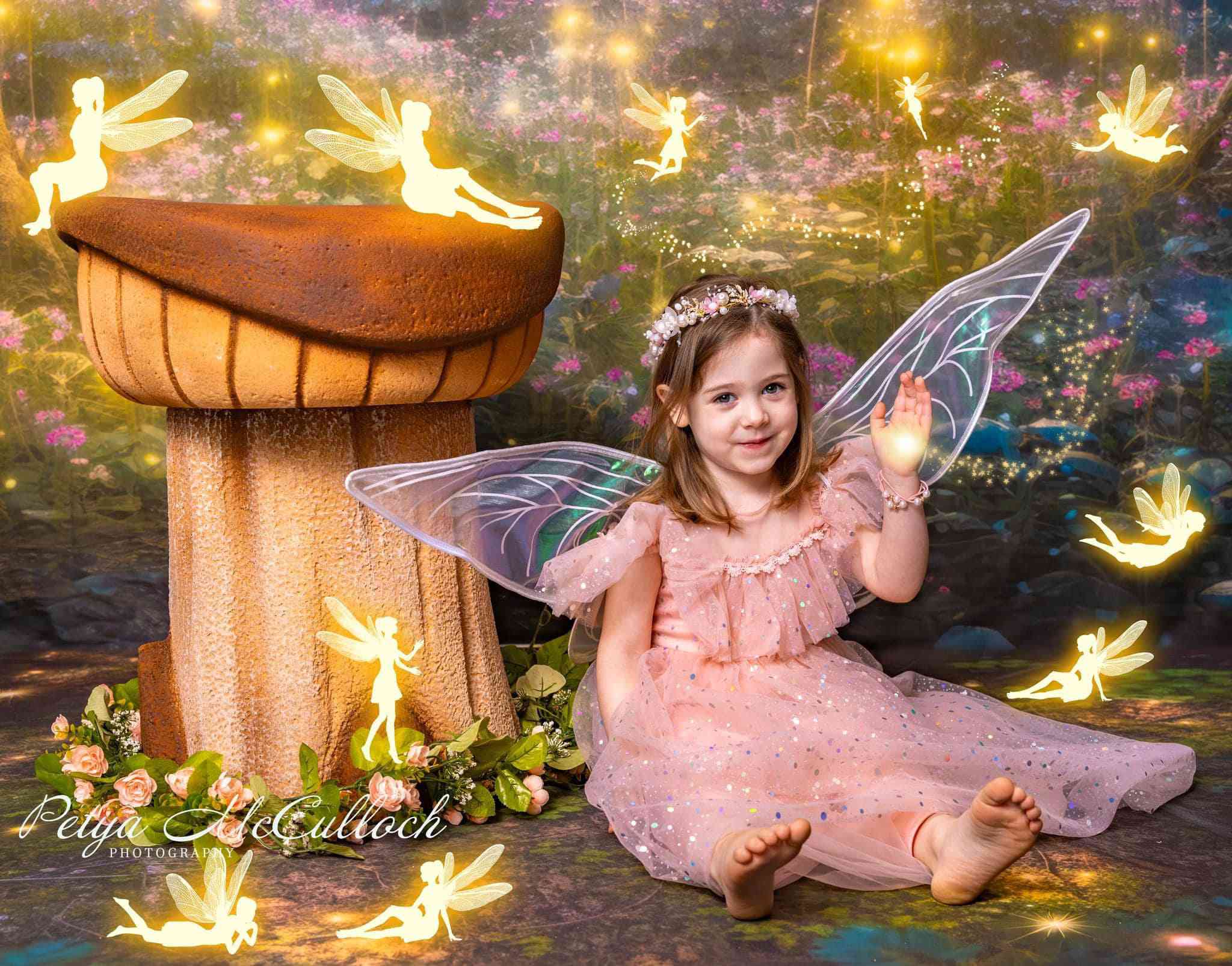 Kate Spring Fairy Forest Backdrop Designed by Mandy Ringe Photography - Kate Backdrop AU