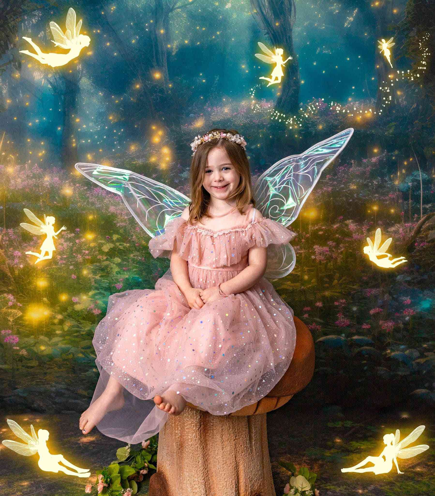 Kate Spring Fairy Forest Backdrop Designed by Mandy Ringe Photography - Kate Backdrop AU
