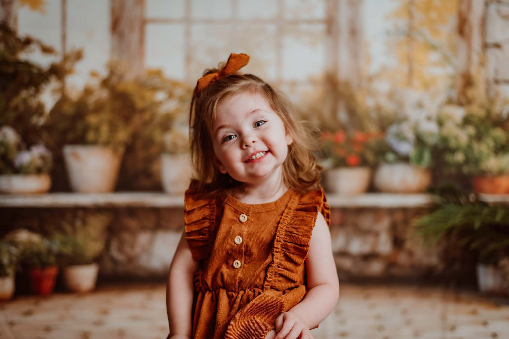 Kate Spring Green Plants Sunny Window Backdrop+Kate Rugged Patterned Path Floor Backdrop - Kate Backdrop AU