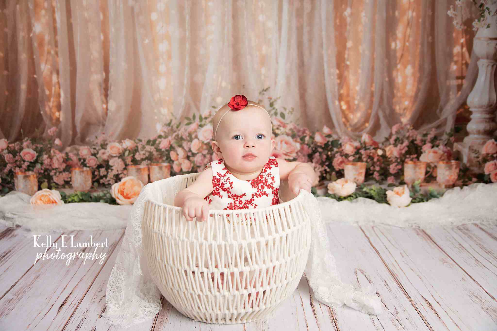 Kate Flower Light String Curtain Backdrop Designed by Chain Photography - Kate Backdrop AU