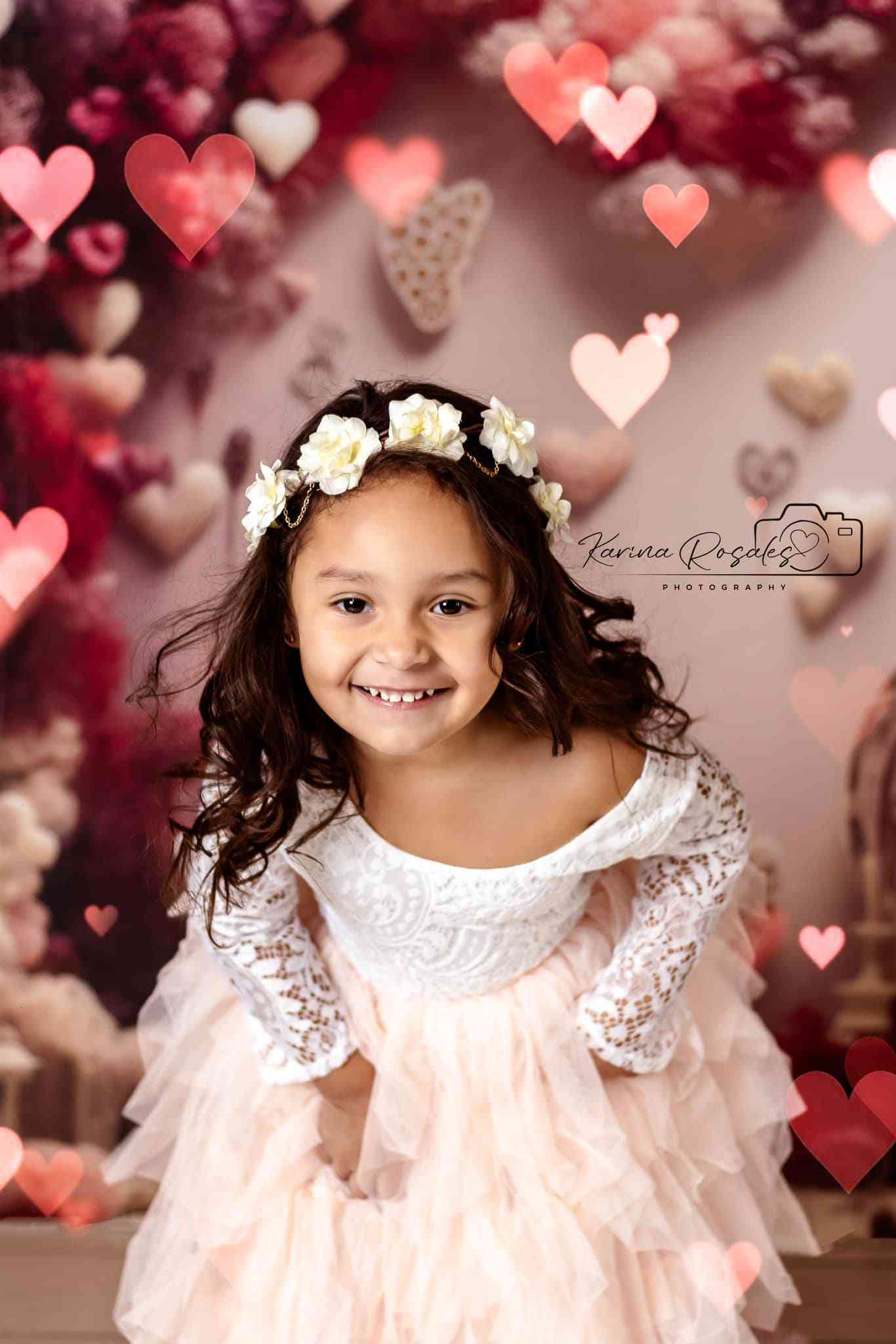 Kate Bird Cage Hearts Backdrop Designed by Happy Squirrel Design - Kate Backdrop AU