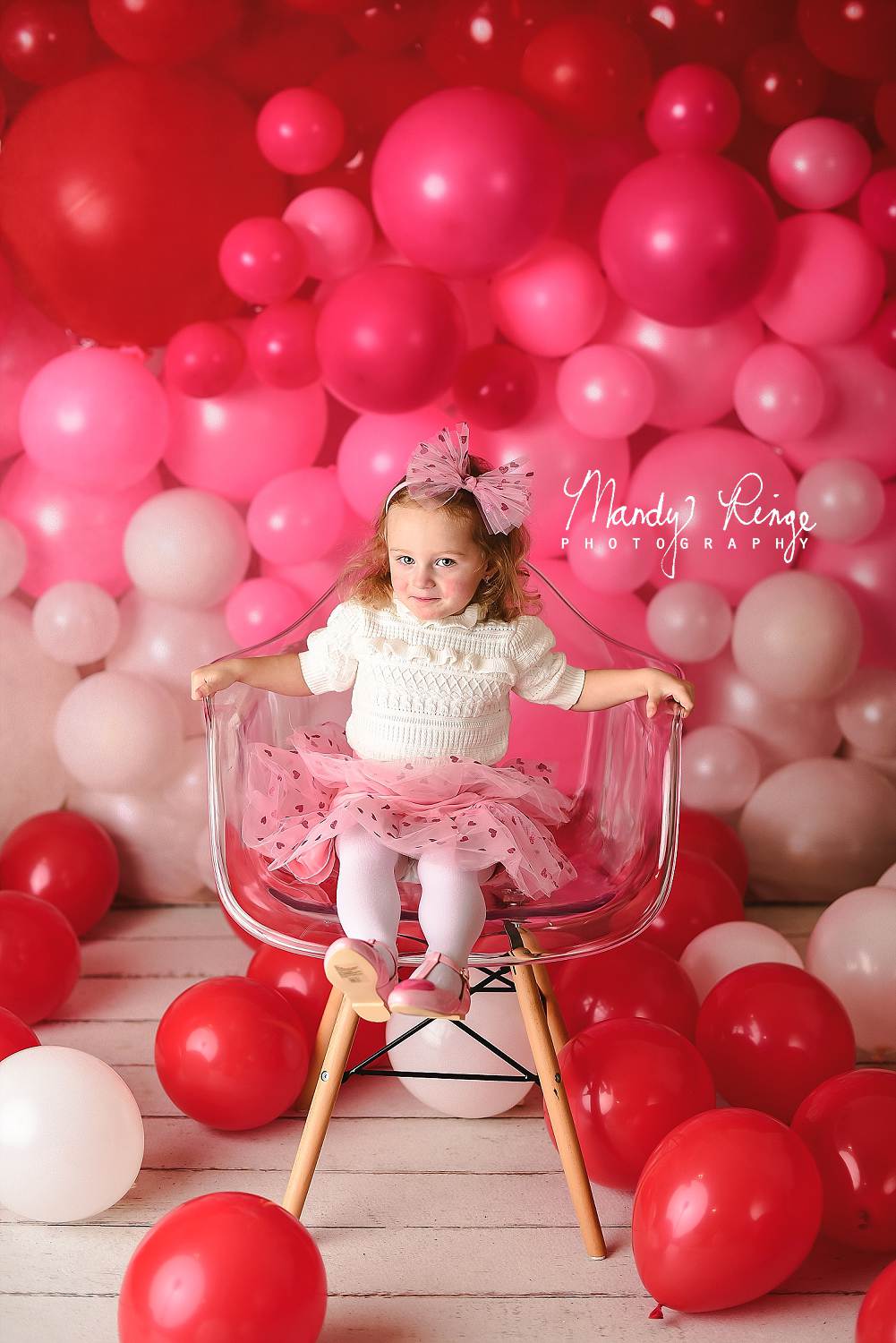 Kate Valentines Day Balloon Wall Backdrop for Photography Designed by Mandy Ringe Photography - Kate Backdrop AU