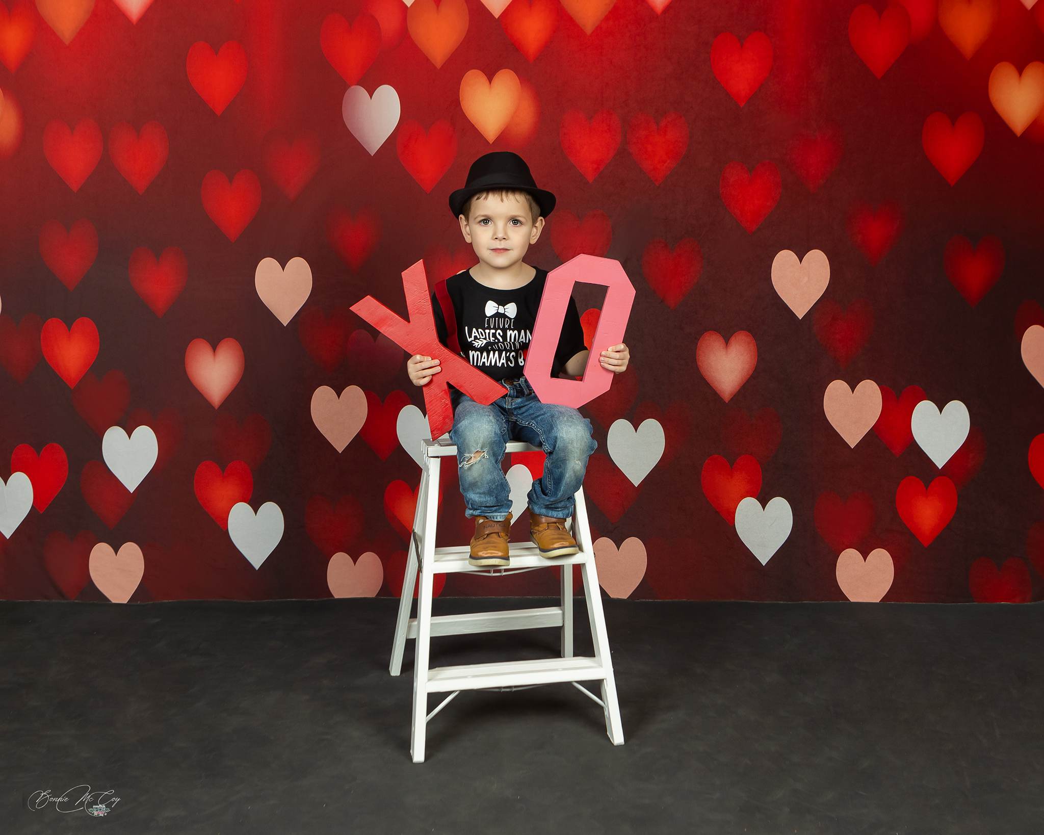 Kate Bokeh Valentine's Day Backdrop Red Defocus Designed by Kate Image - Kate Backdrop AU