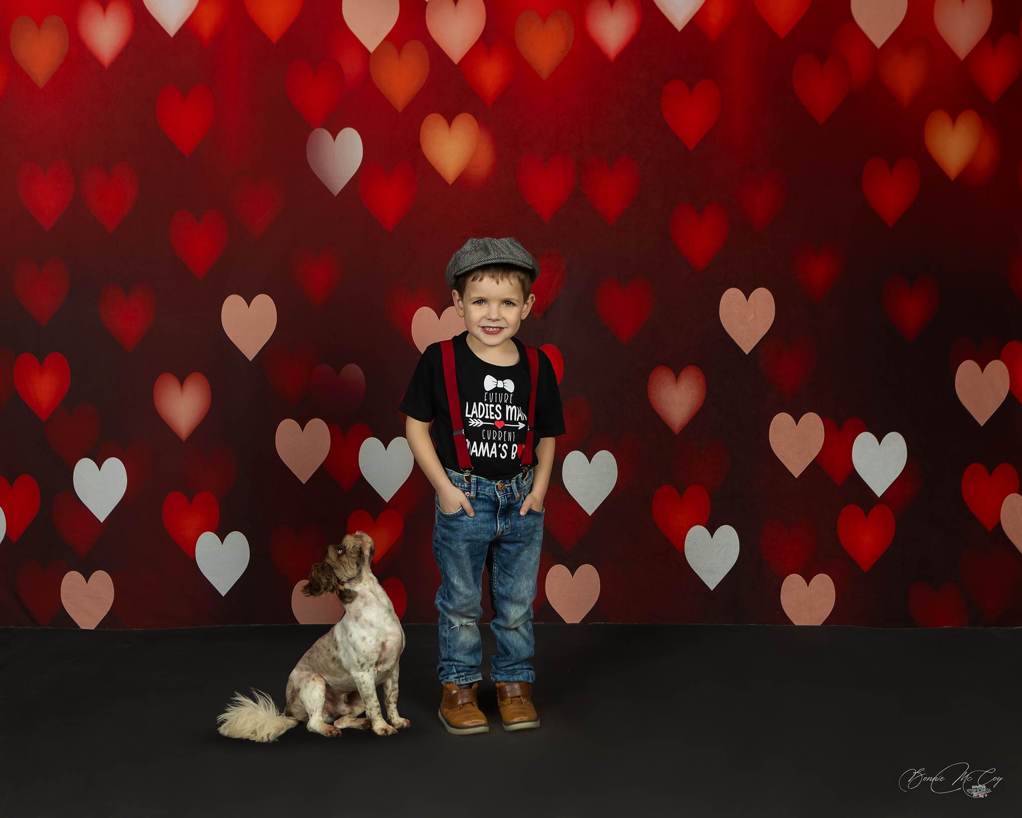 Kate Bokeh Valentine's Day Backdrop Red Defocus Designed by Kate Image - Kate Backdrop AU