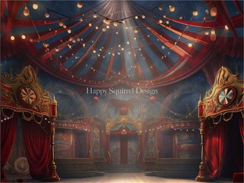 Kate Circus Stage Stage Lighting Backdrop Designed by Happy Squirrel Design