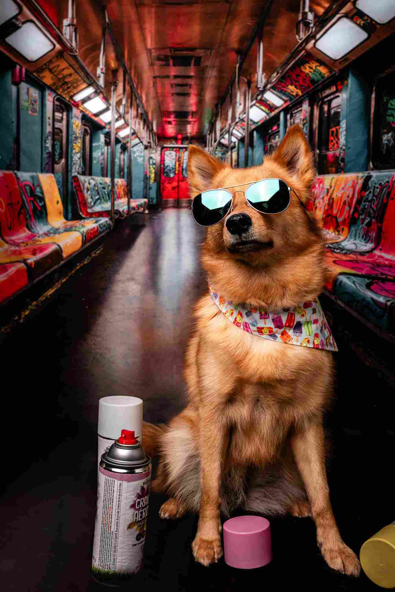 Kate Creative Graffiti Subway Backdrop Designed by Emetselch - Kate Backdrop AU
