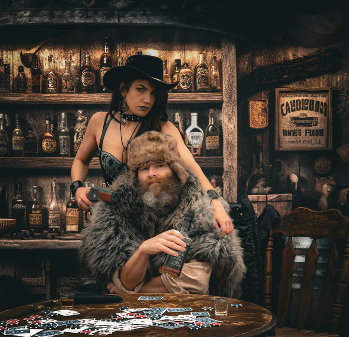 Kate Old Western Saloon Wall Backdrop Birthday Party Designed by Mandy Ringe Photography - Kate Backdrop AU