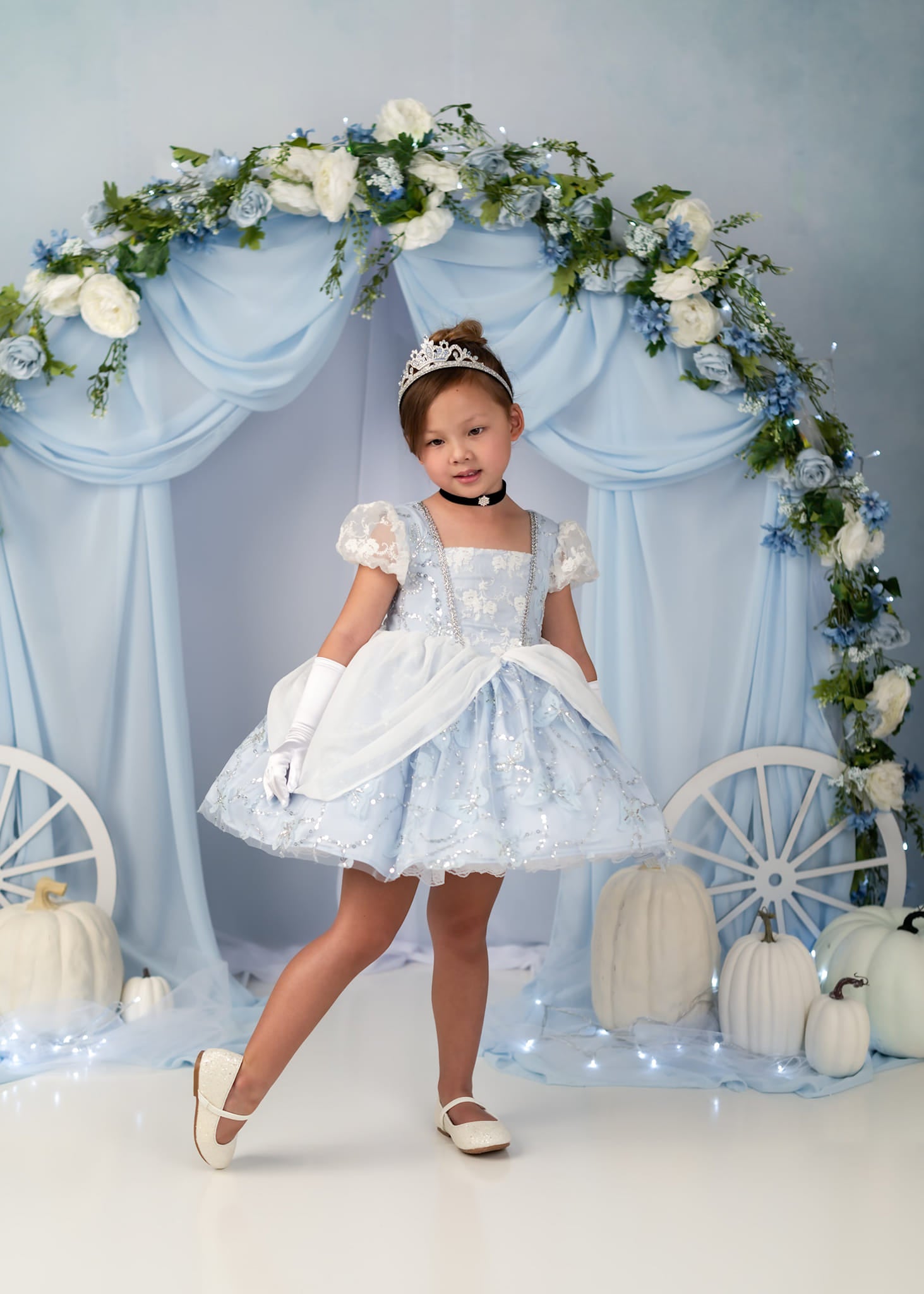 Kate Abstract Backdrop Light Blue mixed Gray for Photography - Kate Backdrop AU