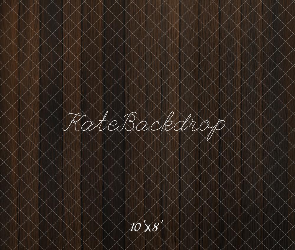 Kate Dark Wood Texture Fleece Backdrop Designed by Emetselch - Kate Backdrop AU