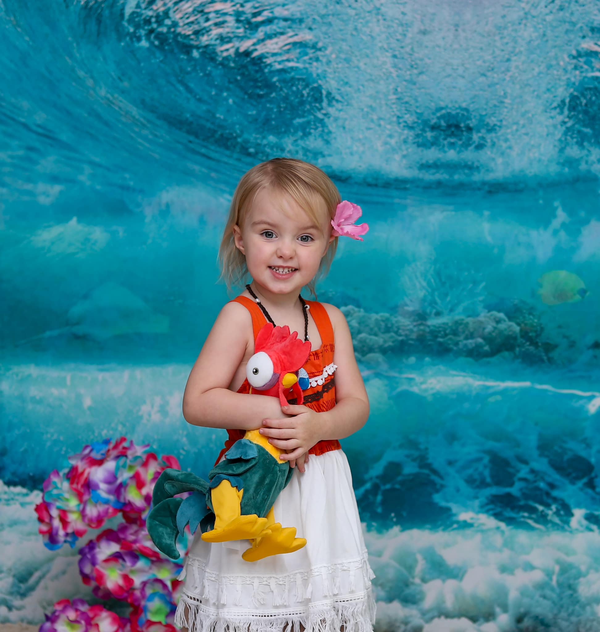 Kate Summer Beach Waves Backdrop Designed by Rosabell Photography - Kate Backdrop AU