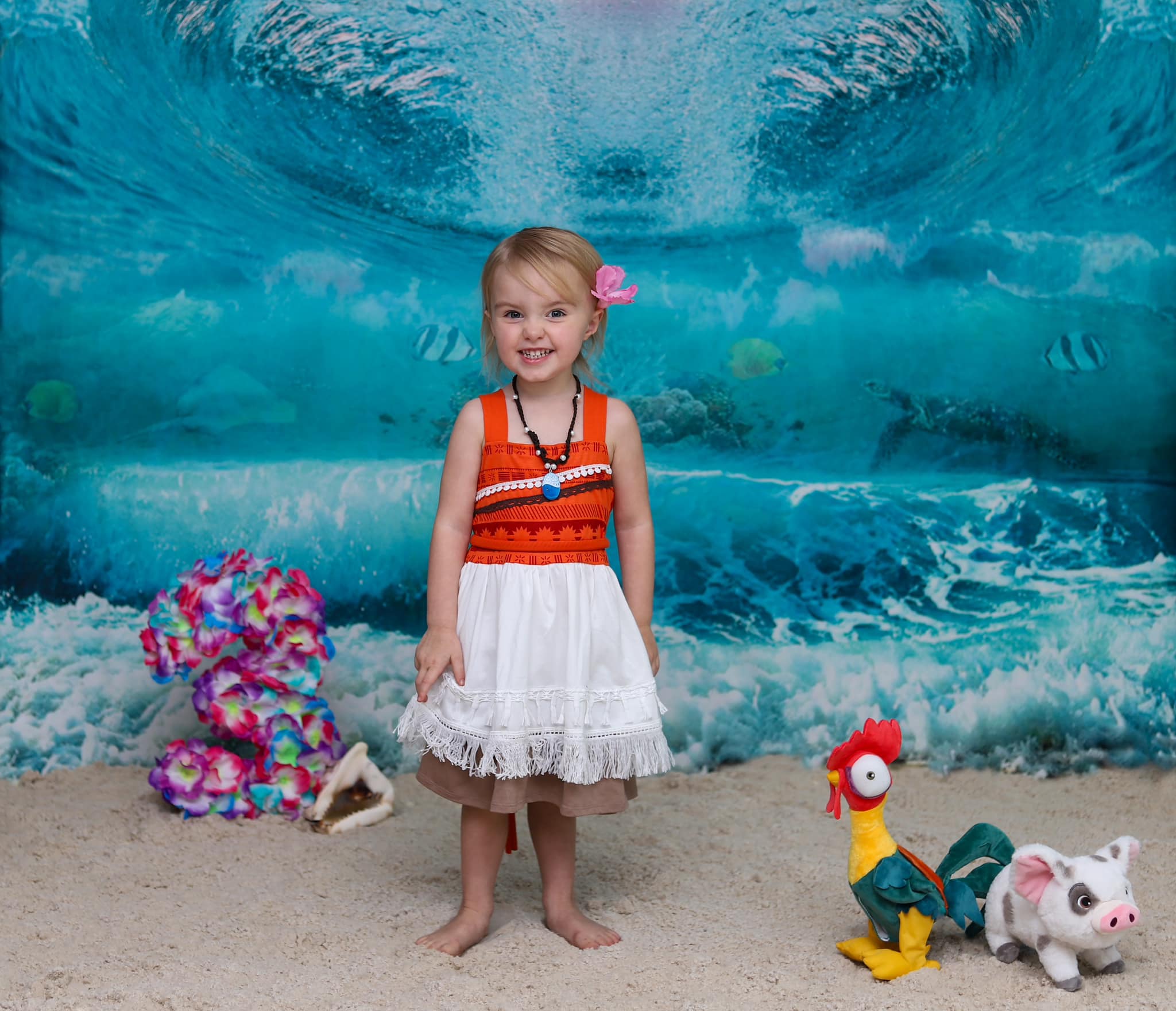 Kate Summer Beach Waves Backdrop Designed by Rosabell Photography - Kate Backdrop AU