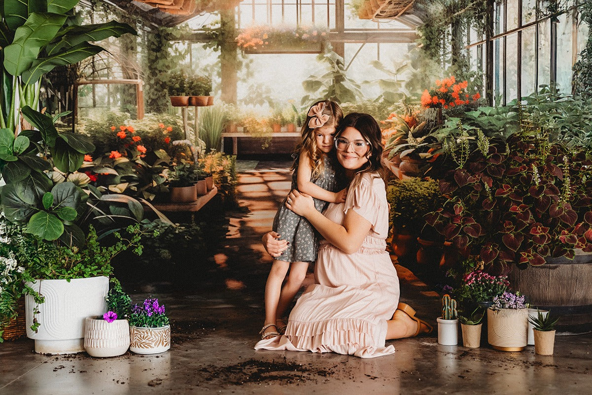 Kate Spring Greenhouse Backdrop Designed by Abbas Studio - Kate Backdrop AU