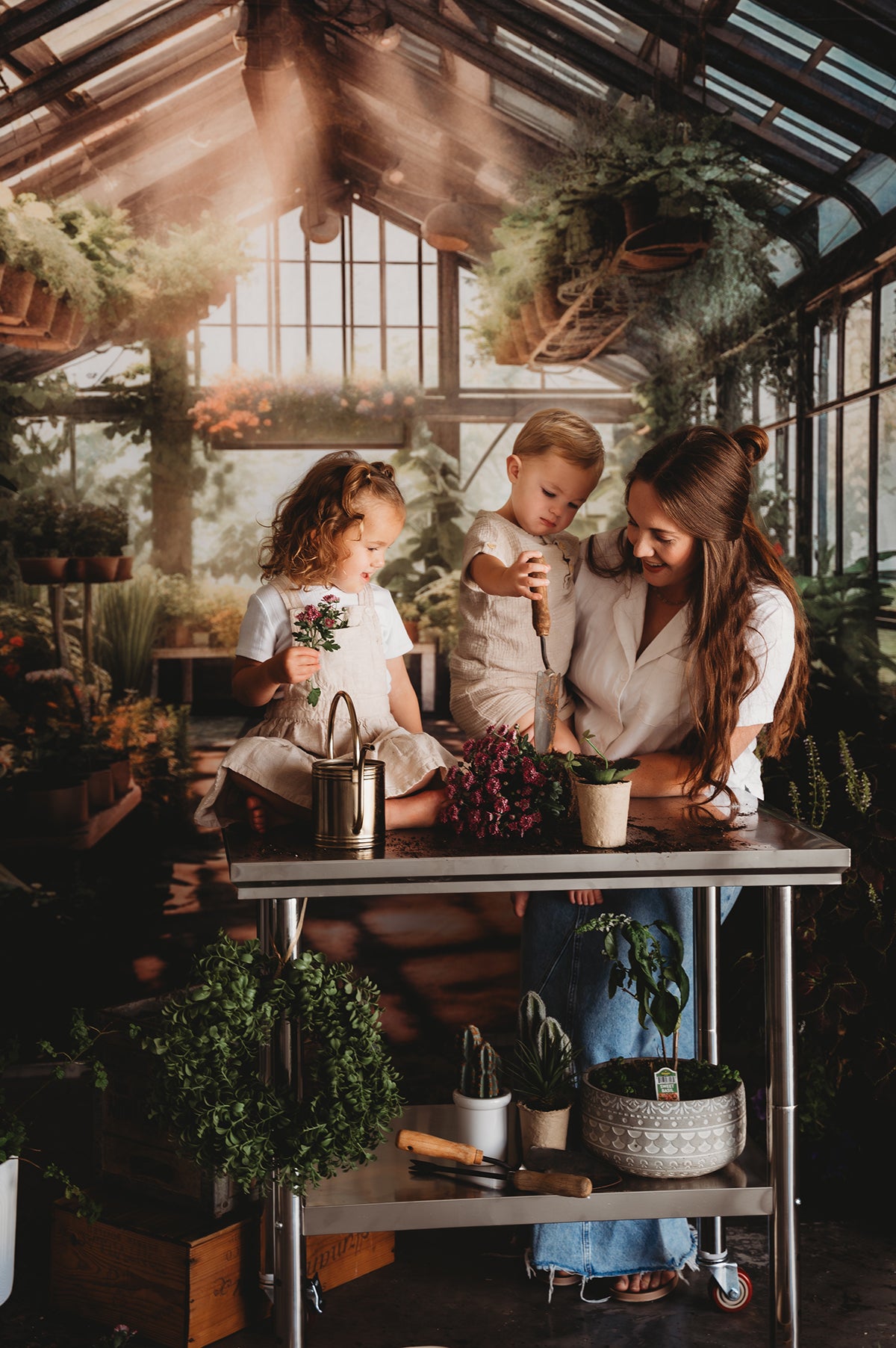 Kate Spring Greenhouse Backdrop Designed by Abbas Studio - Kate Backdrop AU