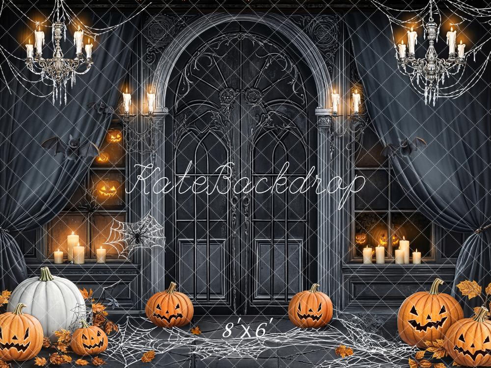 Kate Halloween Spiderwebs Backdrop Designed by Chain - Kate Backdrop AU