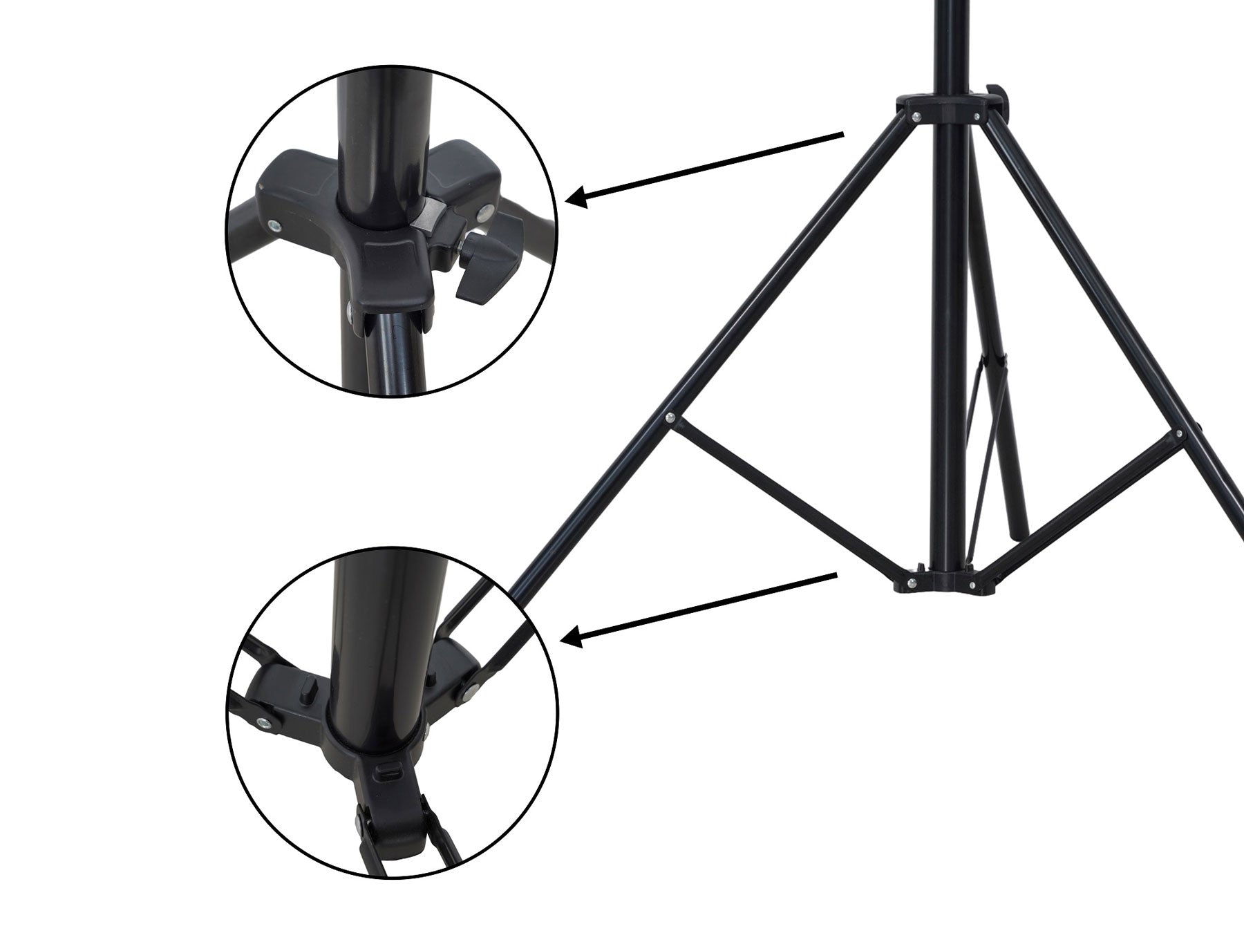 Kate 3 Crossbars Adjustable Background Stand for photography 10x10ft - Kate Backdrop AU