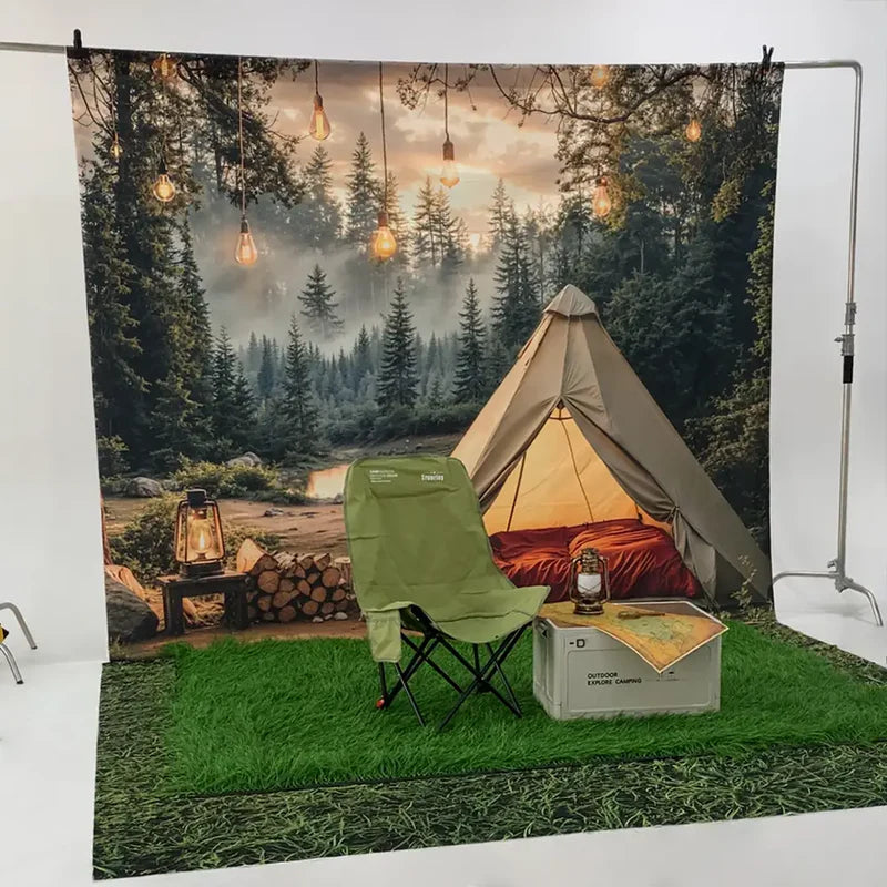 Kate Camping Adventure Photo Kit - Kate Backdrop AU
