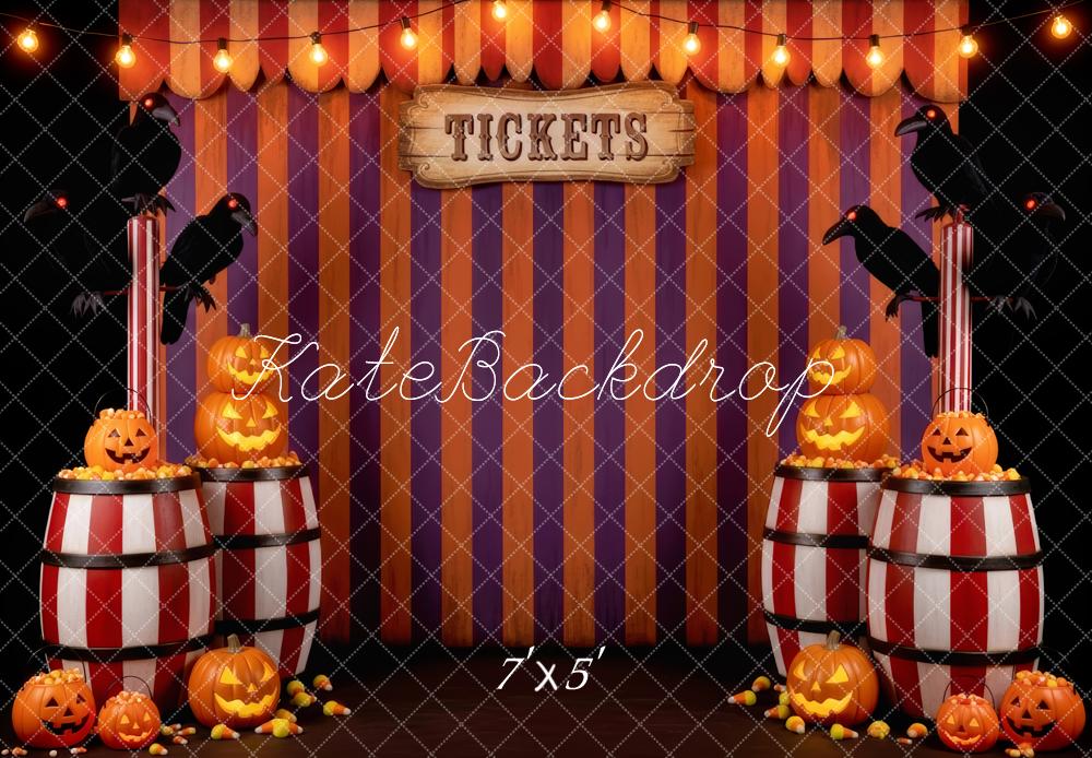 Kate Halloween Circus Backdrop Designed by Patty Roberts - Kate Backdrop AU