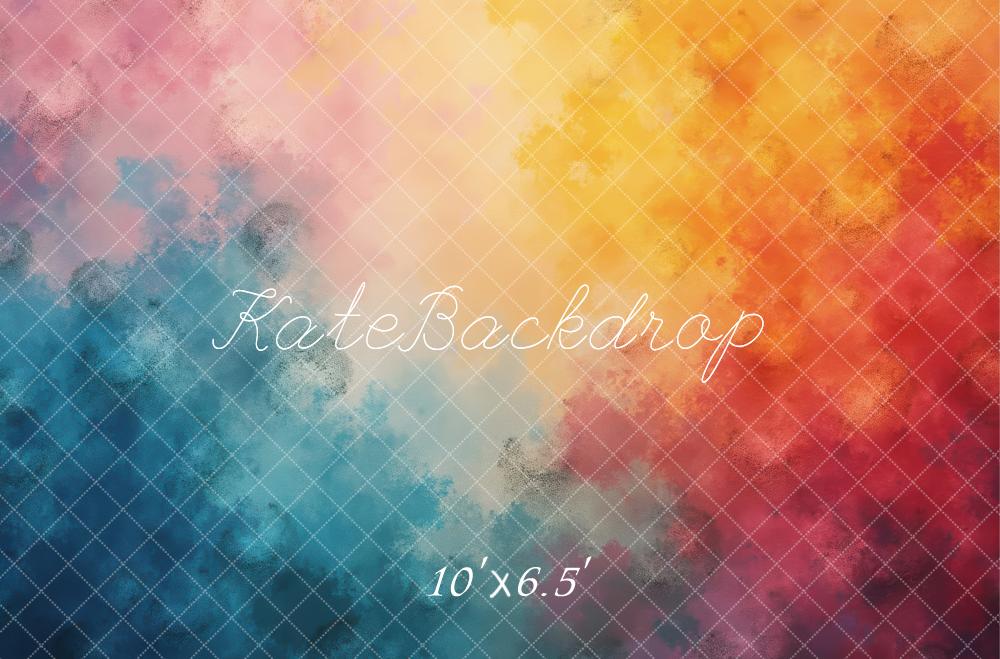 Kate Abstract Colourful Gradient Backdrop Designed by Laura Bybee - Kate Backdrop AU
