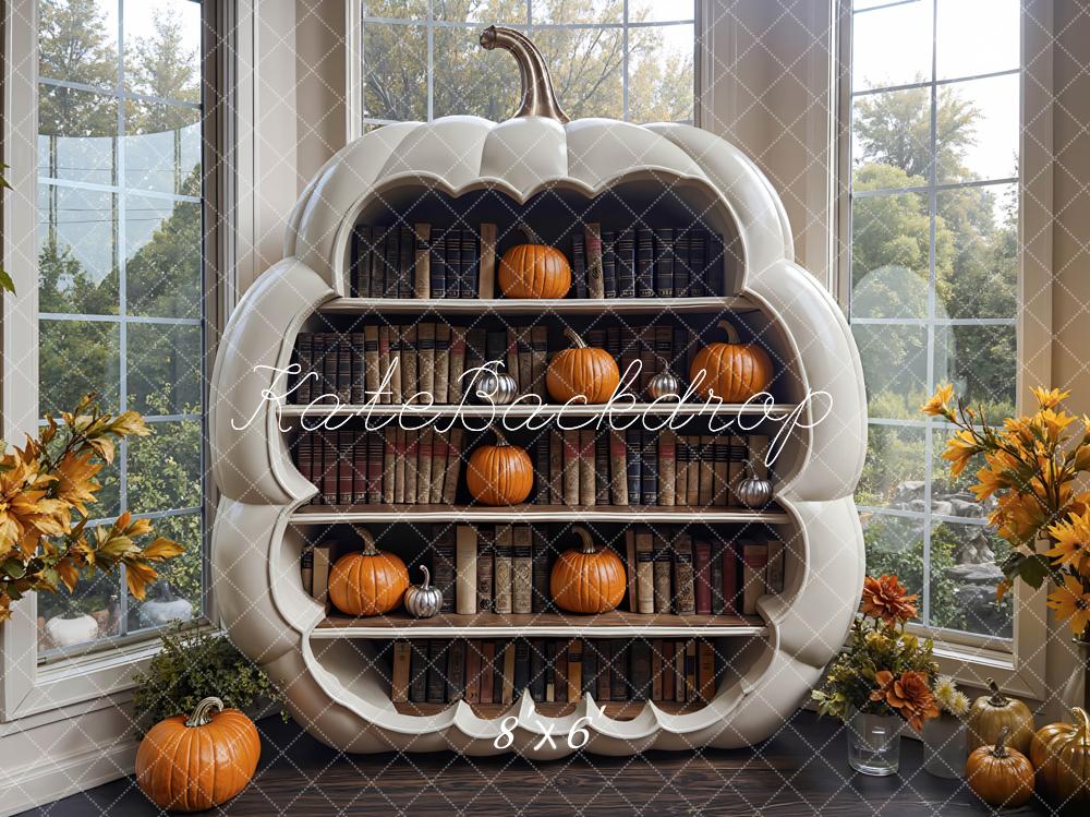 Kate Fall Pumpkin Cabinet Backdrop Designed by Mini MakeBelieve