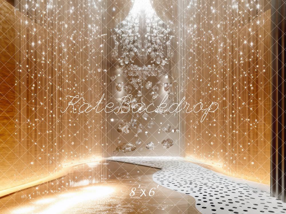 Kate Golden Curtain Lights Backdrop Designed by Mini MakeBelieve - Kate Backdrop AU