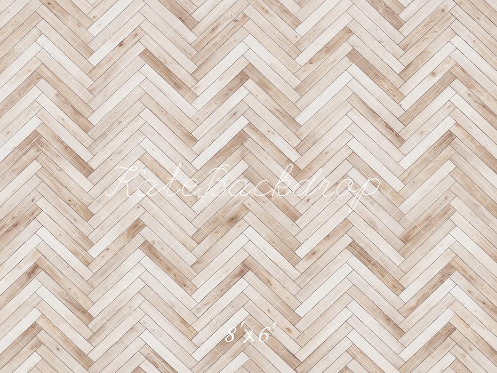 Kate Herringbone Wood Texture Backdrop Designed by Emetselch