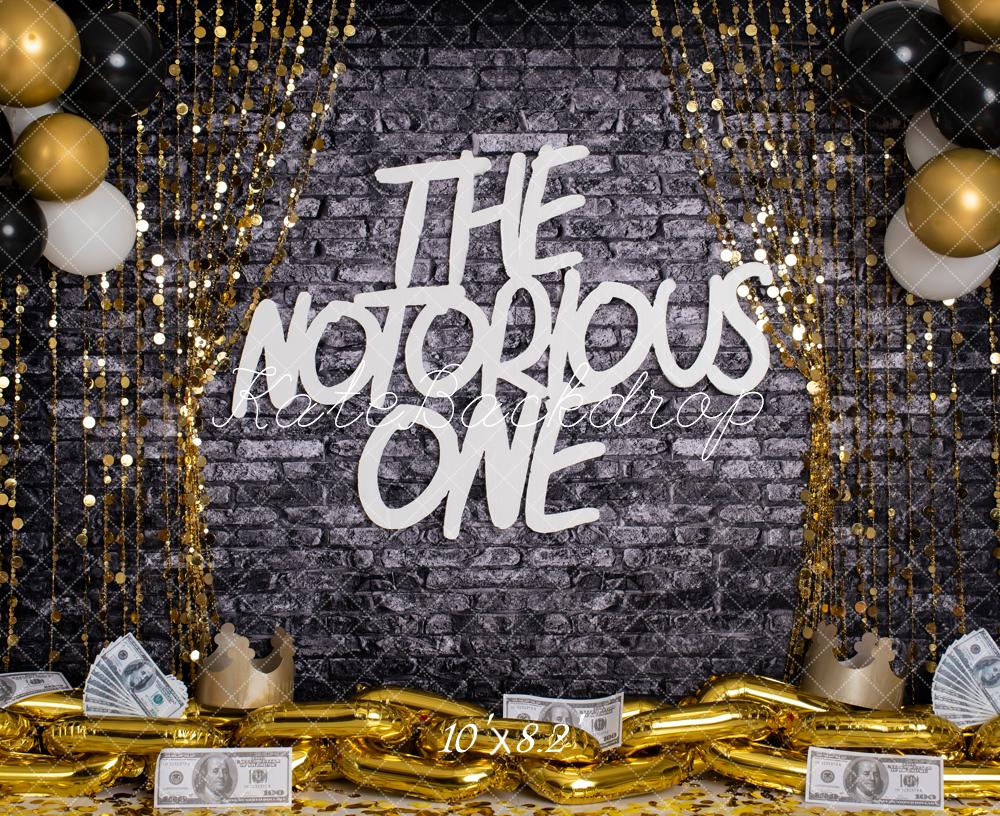 Kate Brick Wall Notorious ONE Backdrop Designed by Rose Abbas