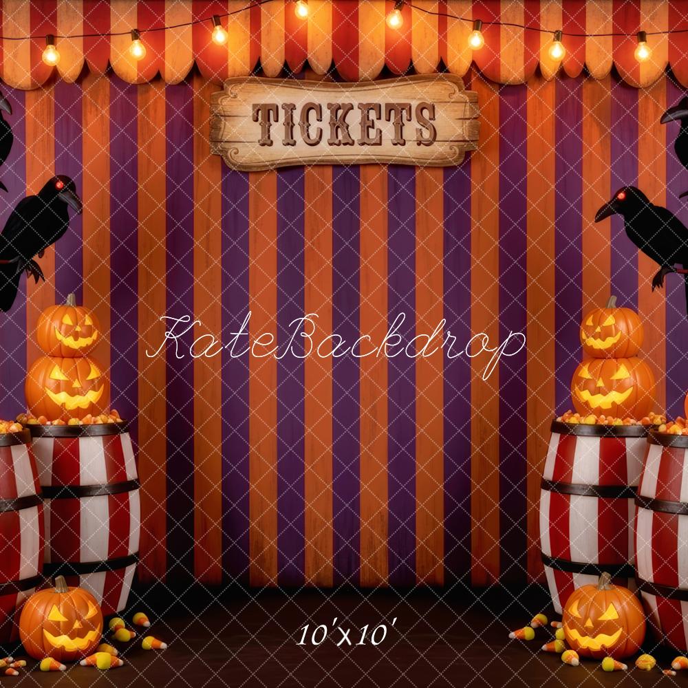 Kate Halloween Circus Backdrop Designed by Patty Roberts - Kate Backdrop AU