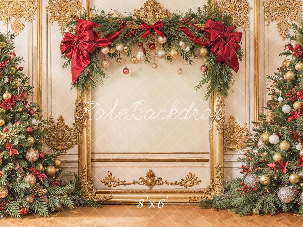 Kate Retro Christmas Trees Backdrop Designed by Emetselch - Kate Backdrop AU