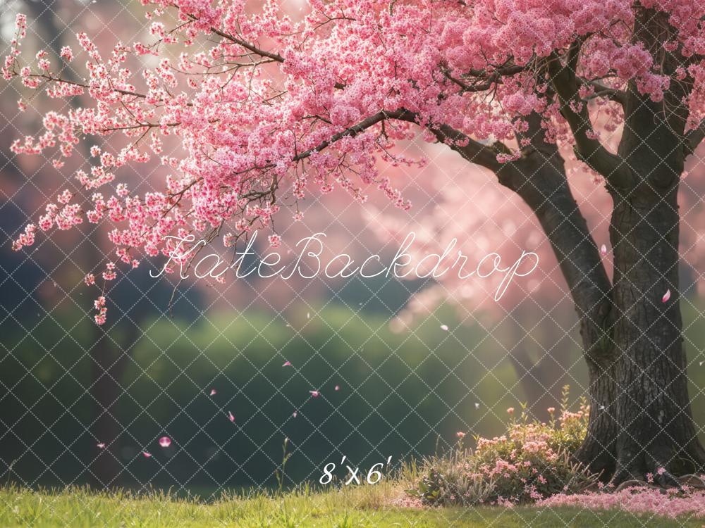 Kate Spring Pink Blossom Tree Backdrop Designed by Emetselch