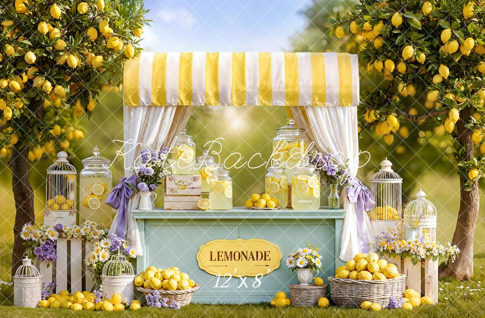 Kate Lemonade Stand Summer Backdrop Designed by Emetselch