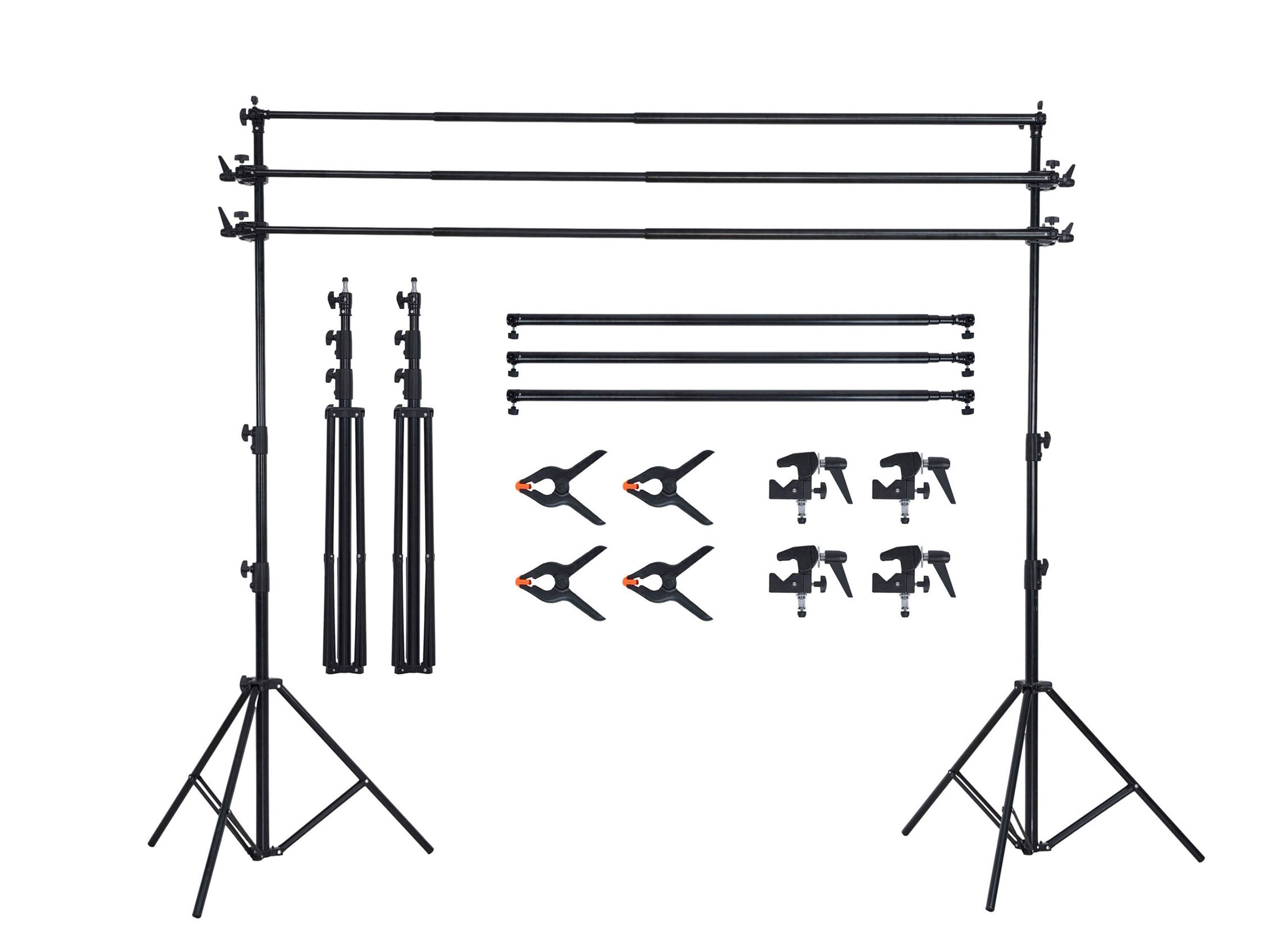 Kate 3 Crossbars Adjustable Background Stand for photography 10x10ft - Kate Backdrop AU