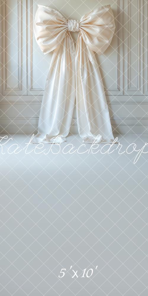 Kate Cream Satin Bow Wall Backdrop Designed by Emetselch - Kate Backdrop AU